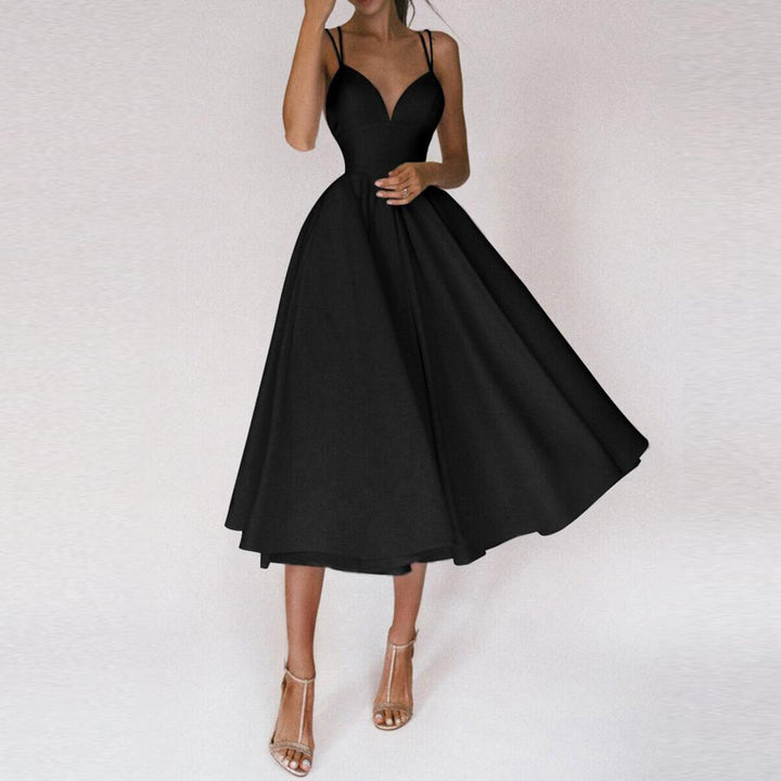 LS | Women Flared Midi Cocktail Dress