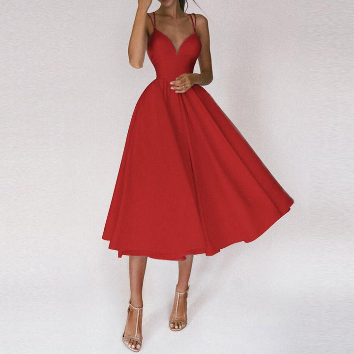 LS | Women Flared Midi Cocktail Dress