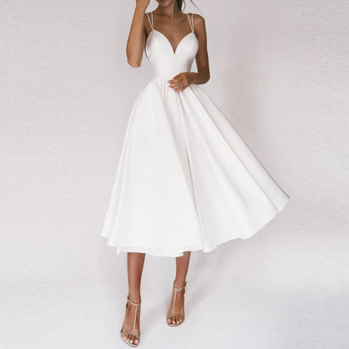 LS | Women Flared Midi Cocktail Dress