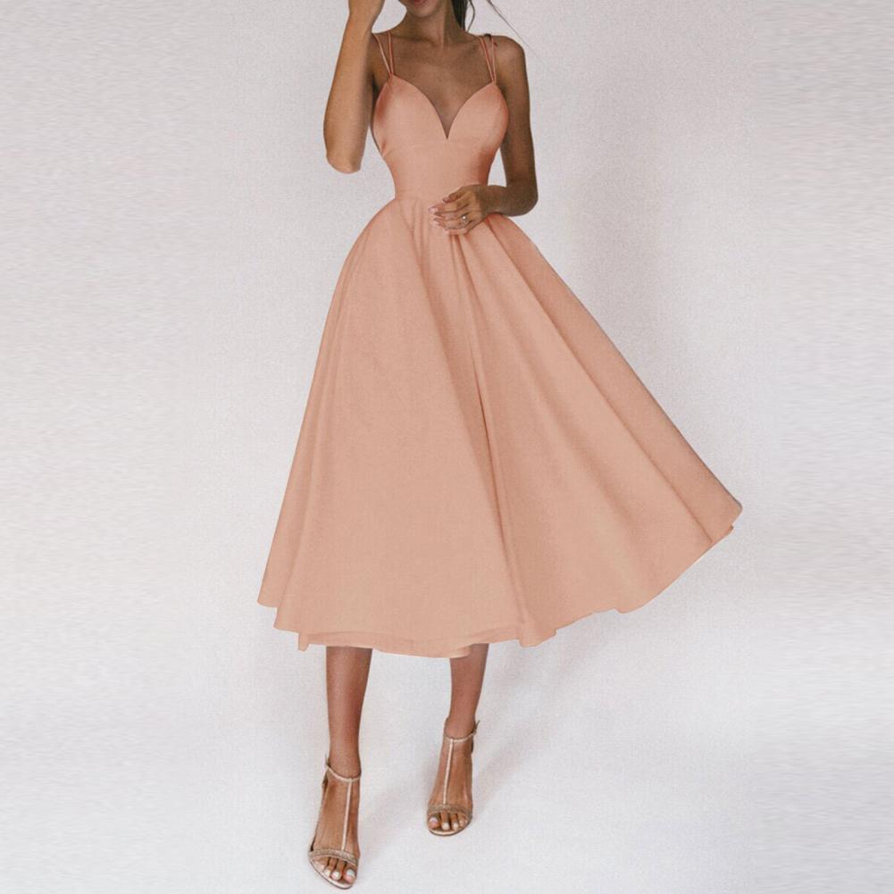 LS | Women Flared Midi Cocktail Dress
