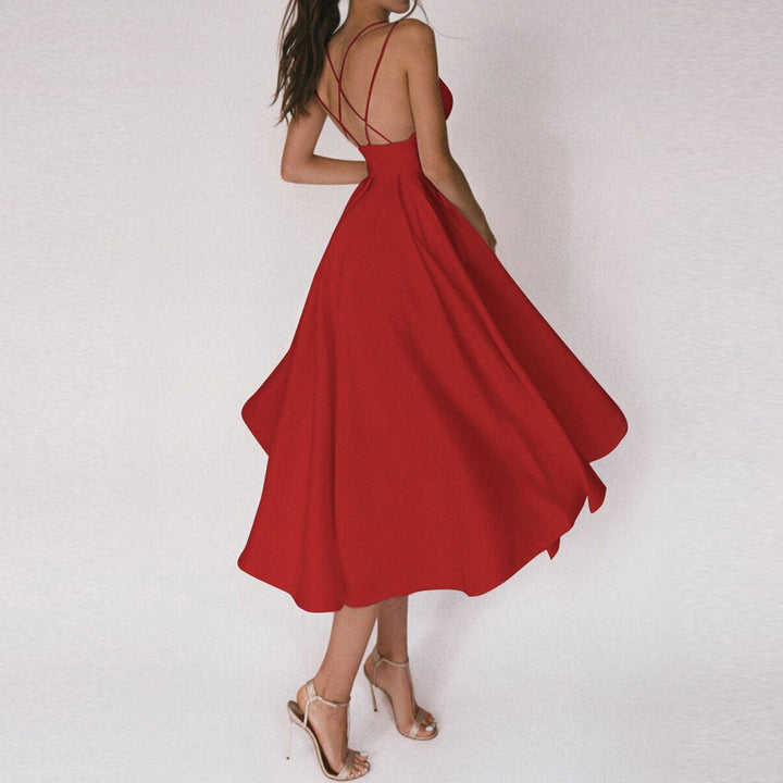 LS | Women Flared Midi Cocktail Dress