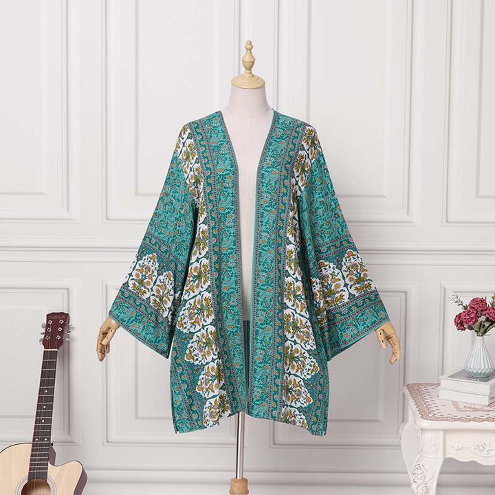 LS | Women Floral Boho Kimono