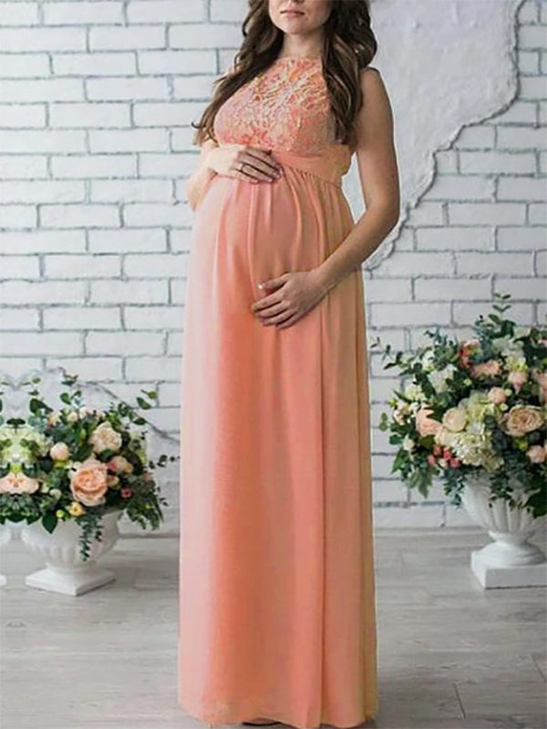 LS | Women Flowing Maternity Maxi Dress