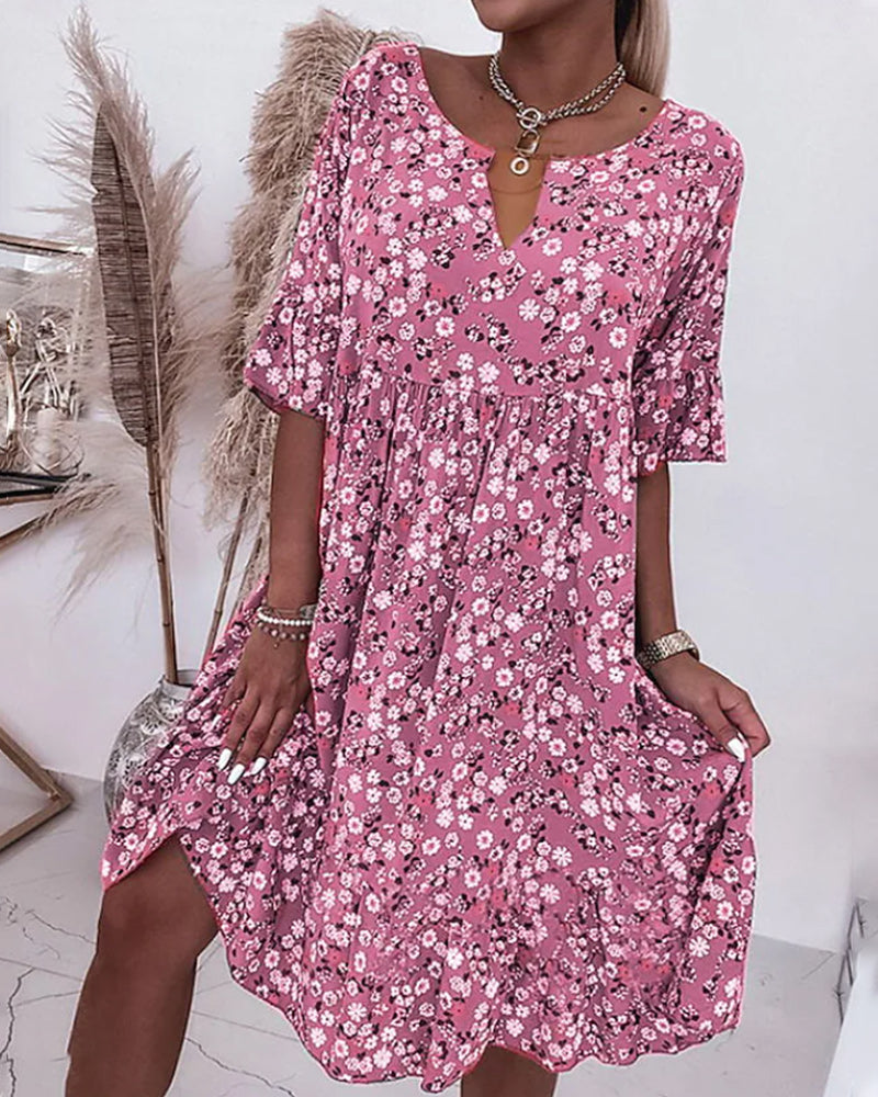 LS | Women Flowy Floral Mini Dress