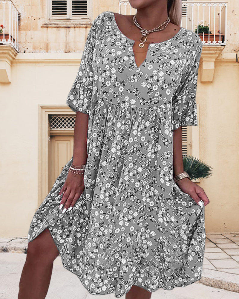 LS | Women Flowy Floral Mini Dress