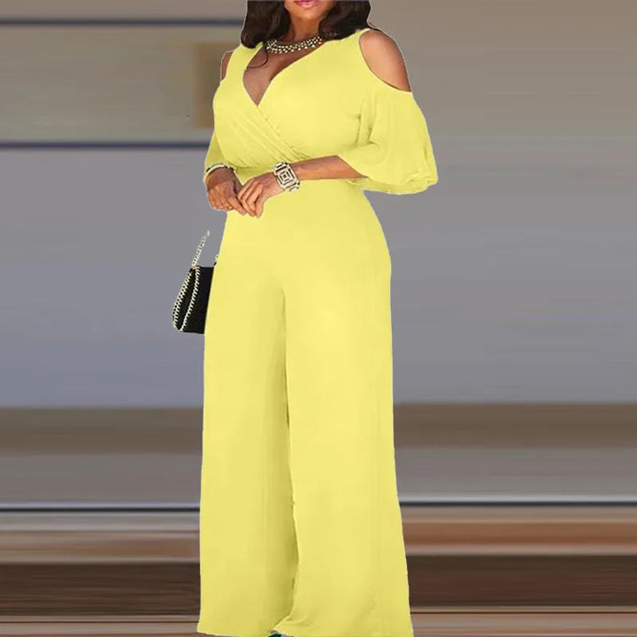 LS | Women Glam Wide Leg Jumpsuit