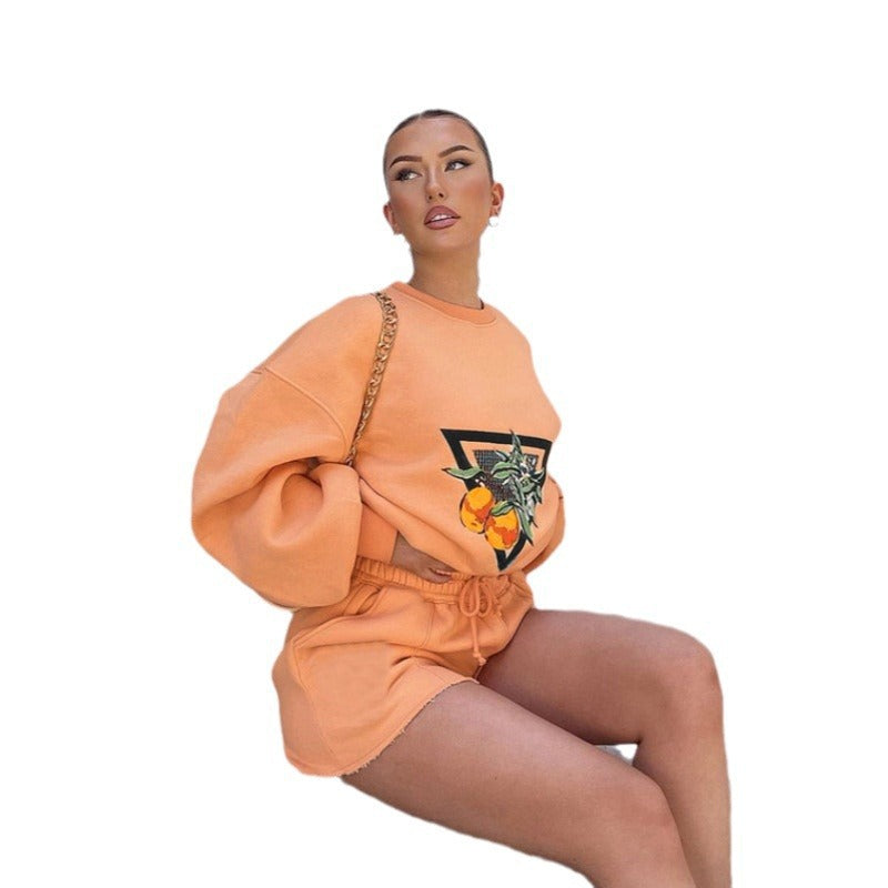 LS | Women Graphic Lounge Sweatshirt Set
