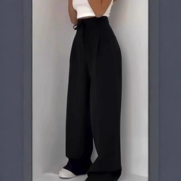 LS | Women High Waist Wide Leg Pants