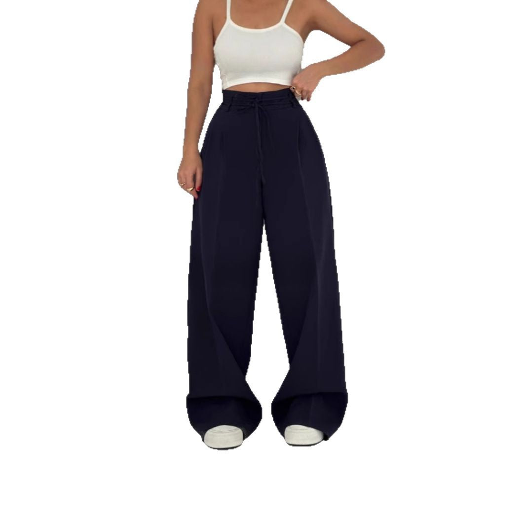 LS | Women High Waist Wide Leg Pants