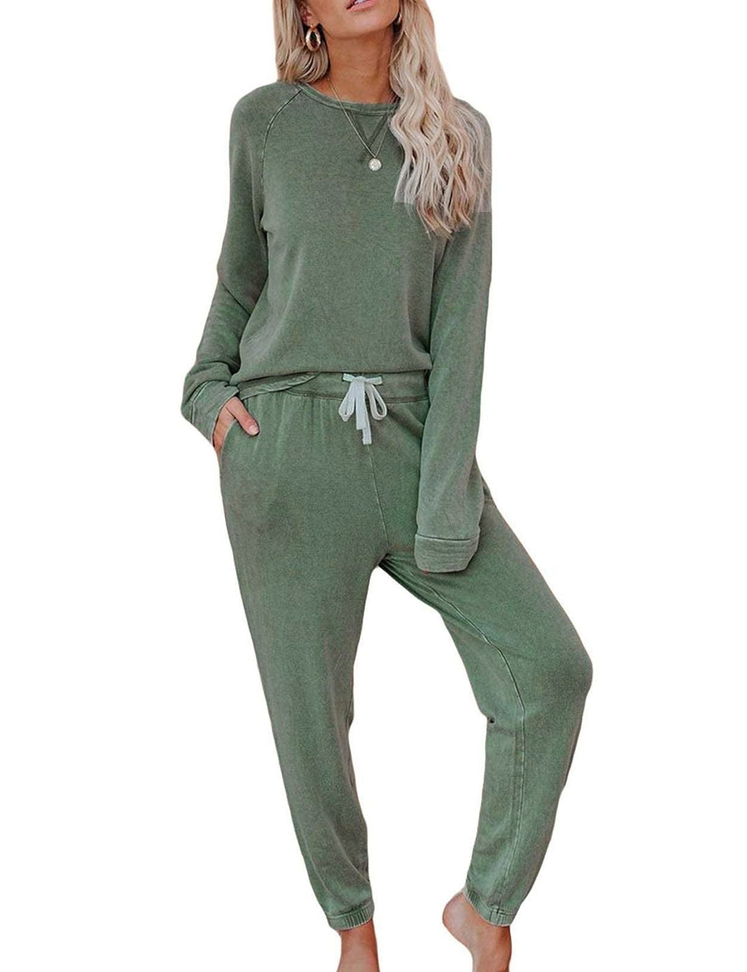 LS | Women Knit Lounge Two Piece Set