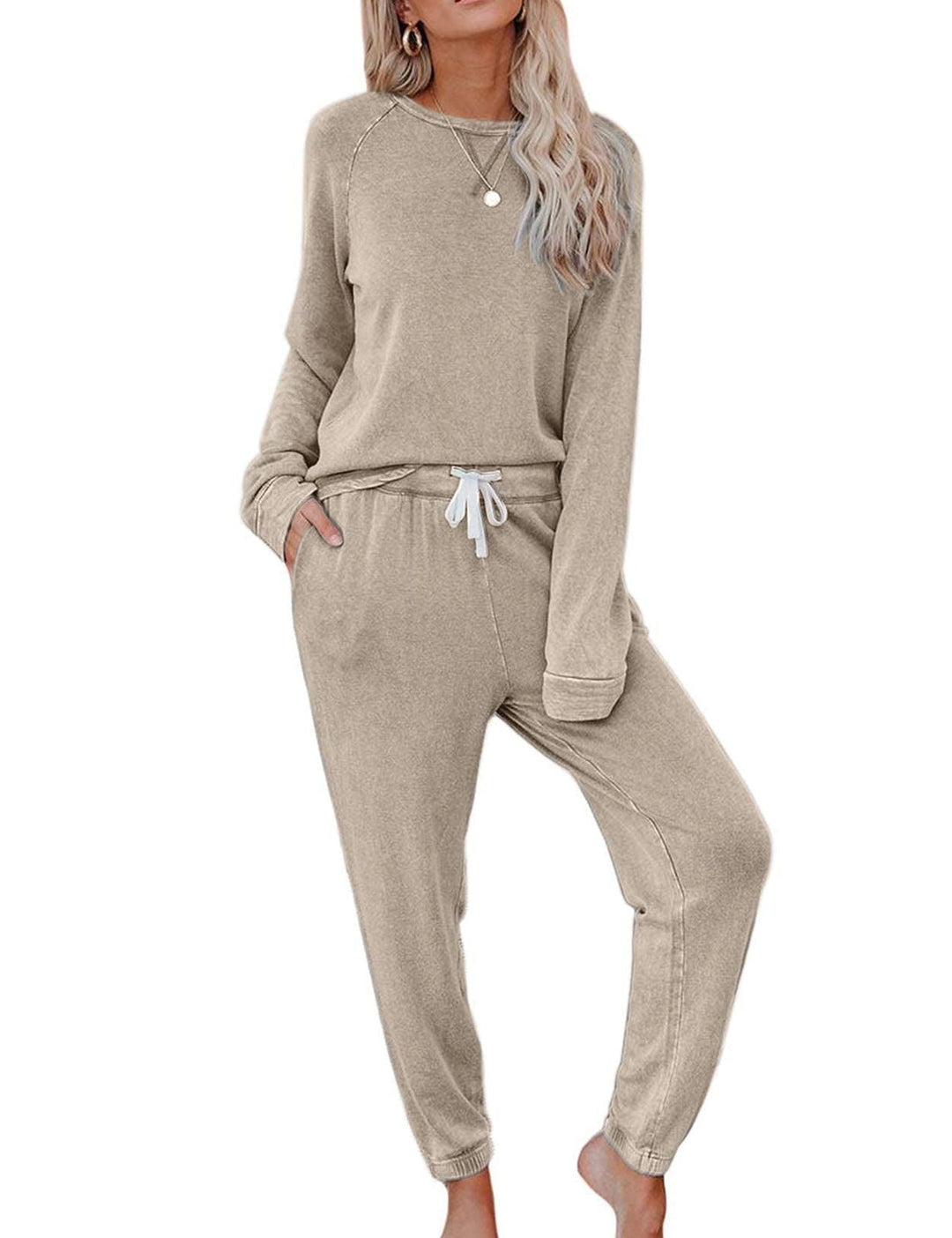 LS | Women Knit Lounge Two Piece Set