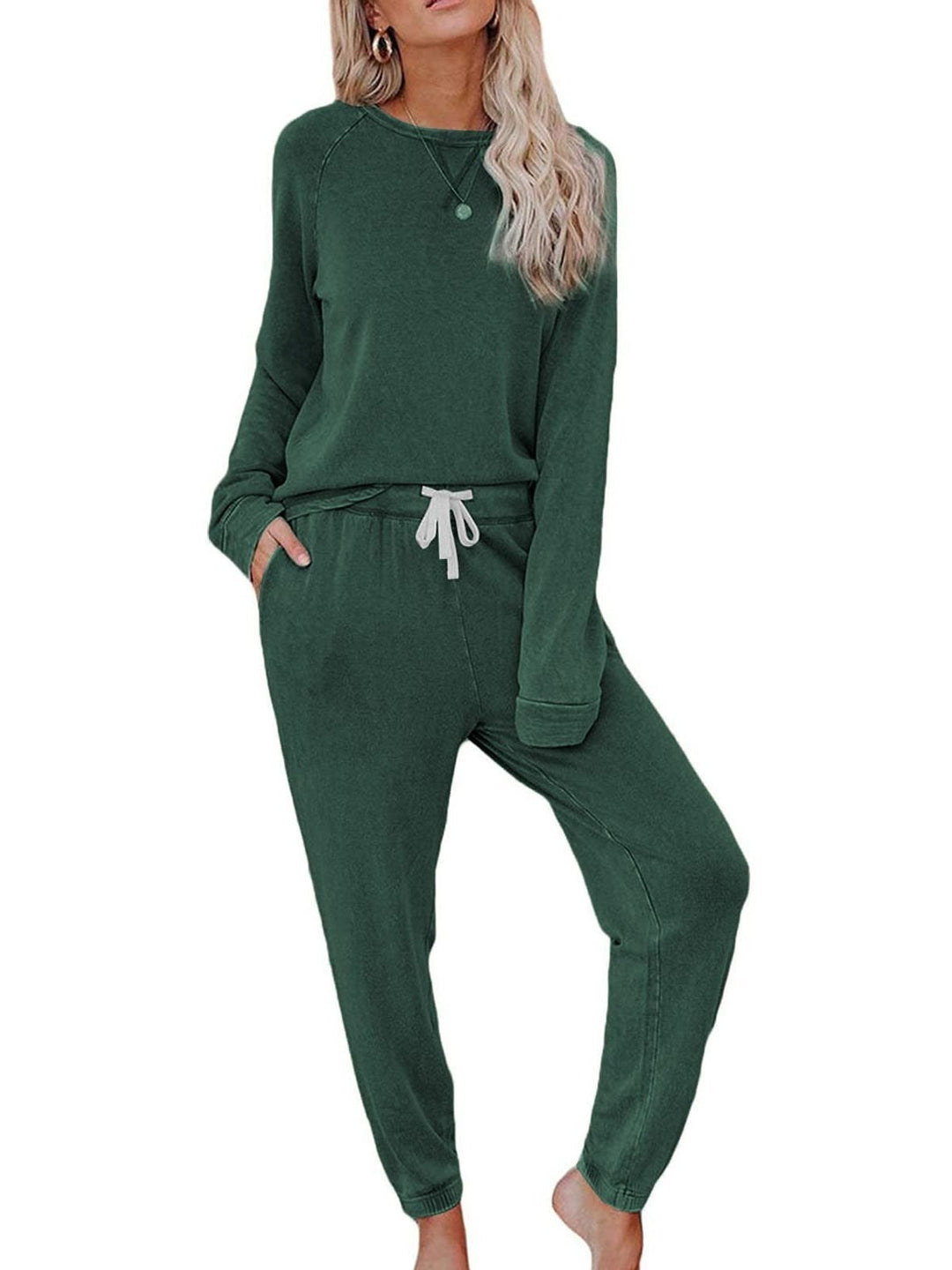 LS | Women Knit Lounge Two Piece Set