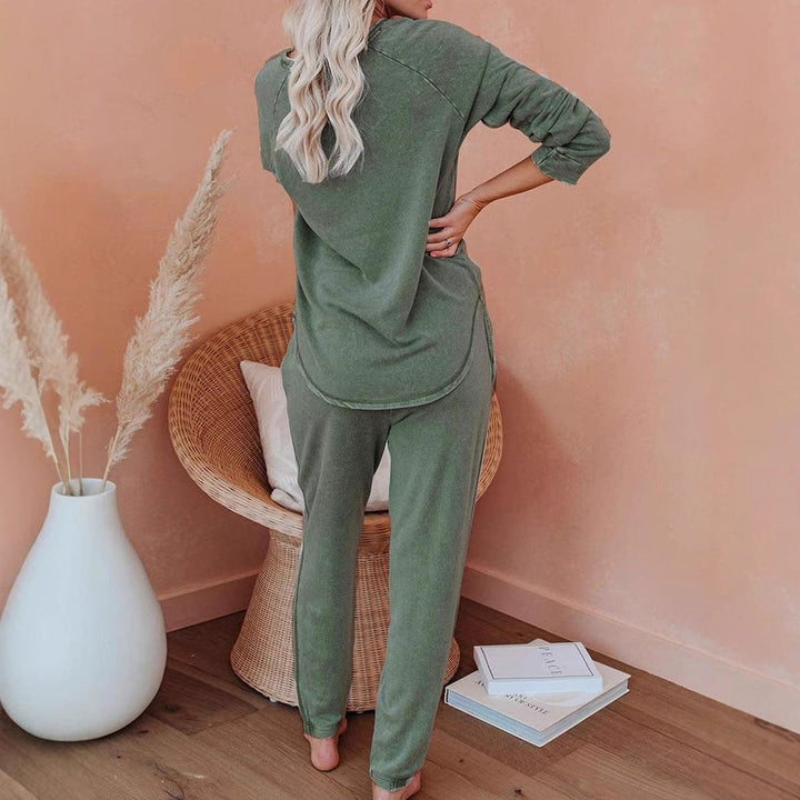 LS | Women Knit Lounge Two Piece Set