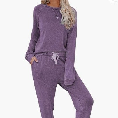 LS | Women Knit Lounge Two Piece Set
