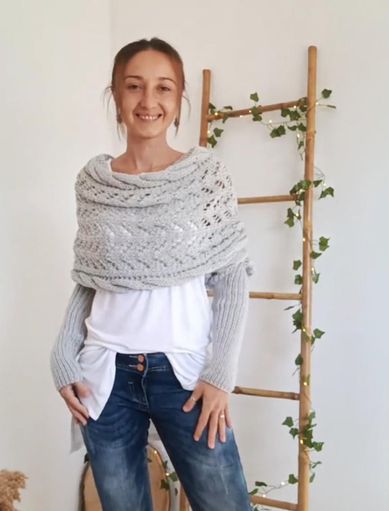 LS | Women Knit Wrap Sweater