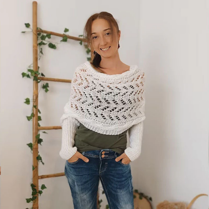 LS | Women Knit Wrap Sweater