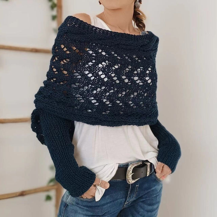 LS | Women Knit Wrap Sweater