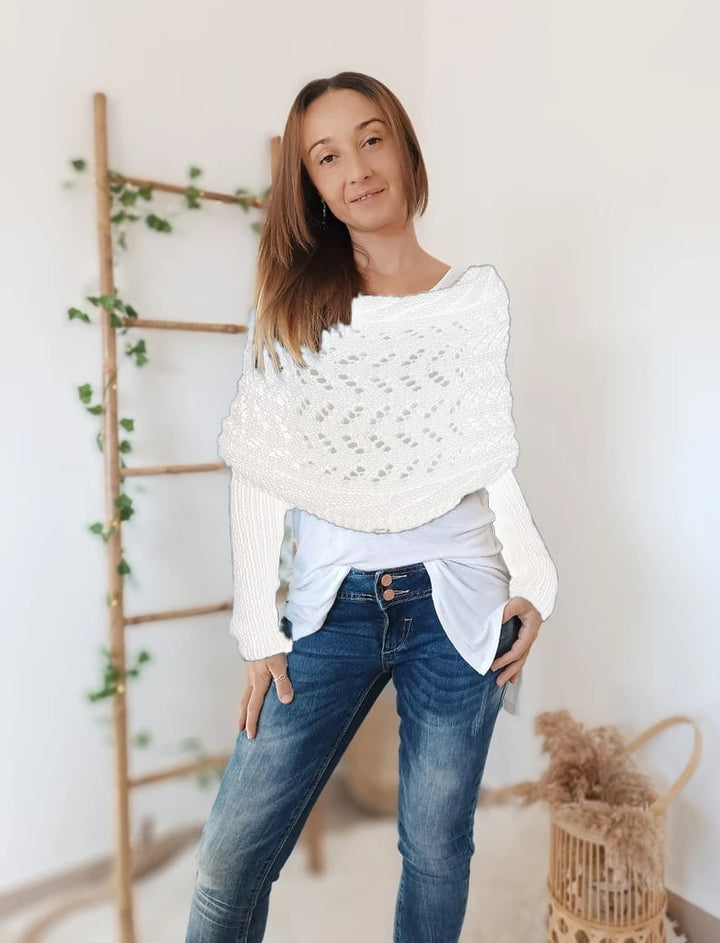 LS | Women Knit Wrap Sweater