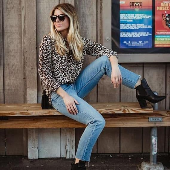 LS | Women Leopard Pattern Casual Blouse