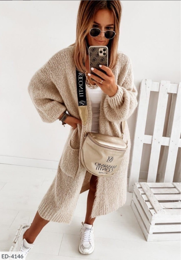 LS | Women Longline Cozy Cardigan