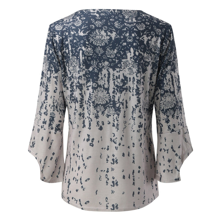 LS | Women Loose Fit Printed Blouse