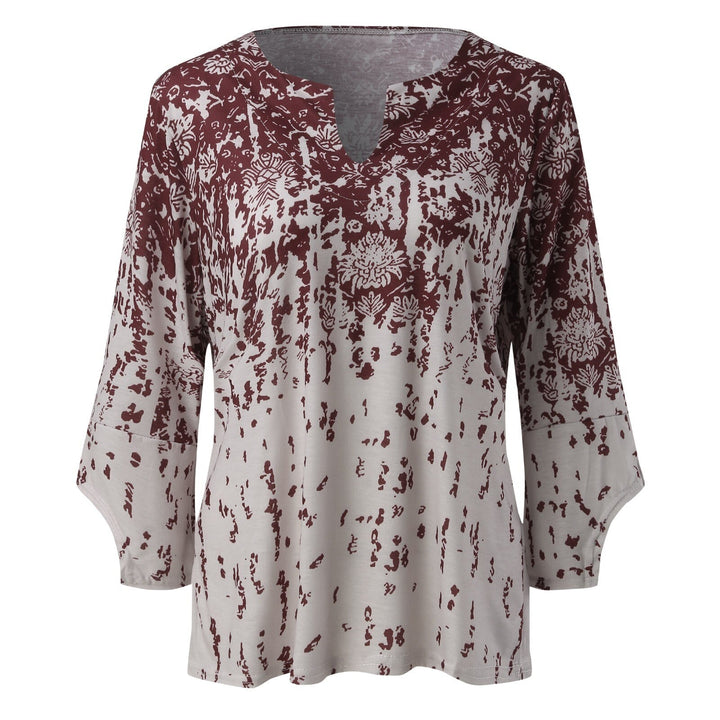 LS | Women Loose Fit Printed Blouse