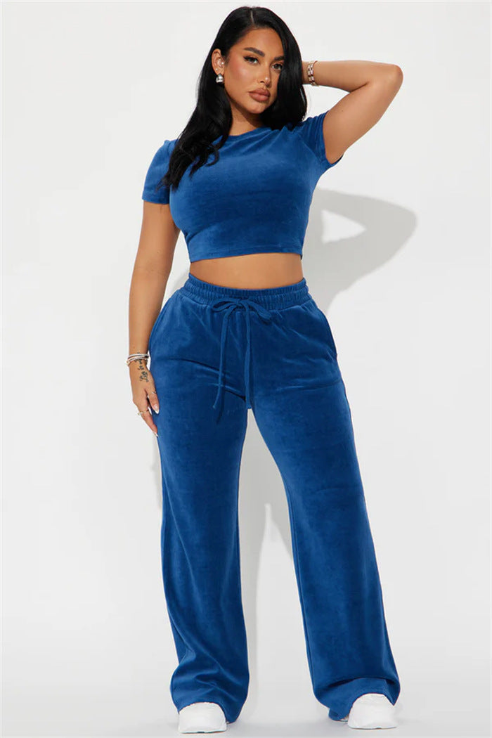 LS | Women Luxe Crop Lounge Set
