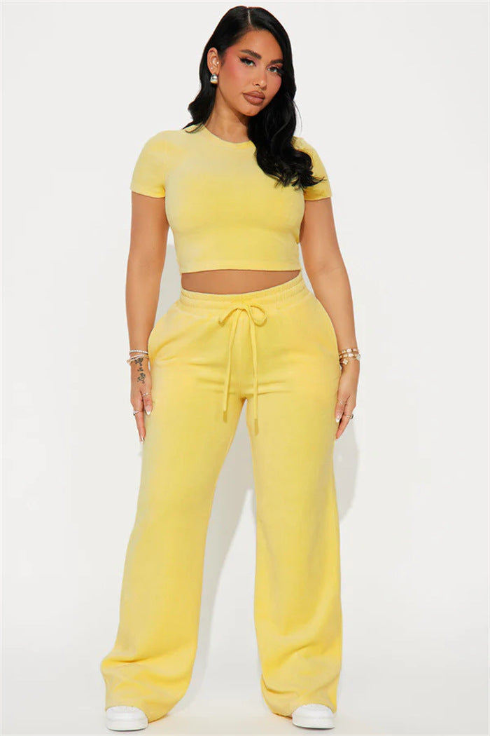 LS | Women Luxe Crop Lounge Set