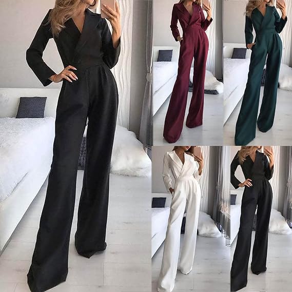 LS | Women Luxe Long Sleeve Fit Jumpsuit