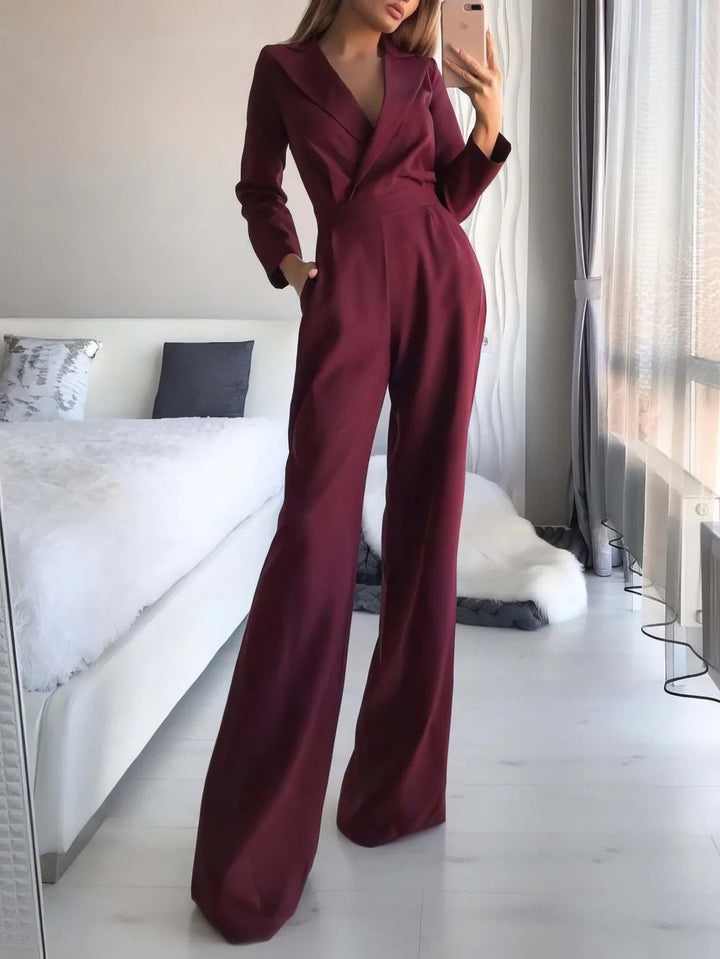 LS | Women Luxe Long Sleeve Fit Jumpsuit