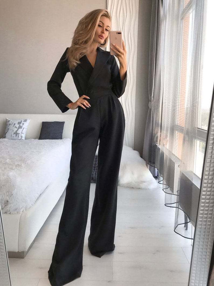 LS | Women Luxe Long Sleeve Fit Jumpsuit