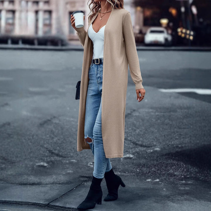 LS | Women Minimal Open Front Cardigan