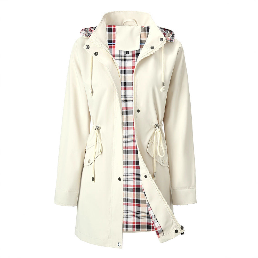 LS | Women Neutral Hooded Jacket