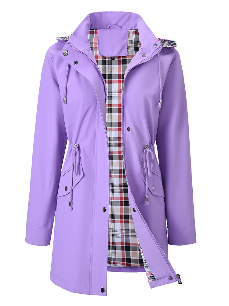 LS | Women Neutral Hooded Jacket
