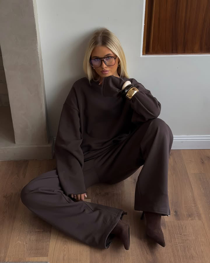 LS | Women Relaxed Sweat Lounge Set