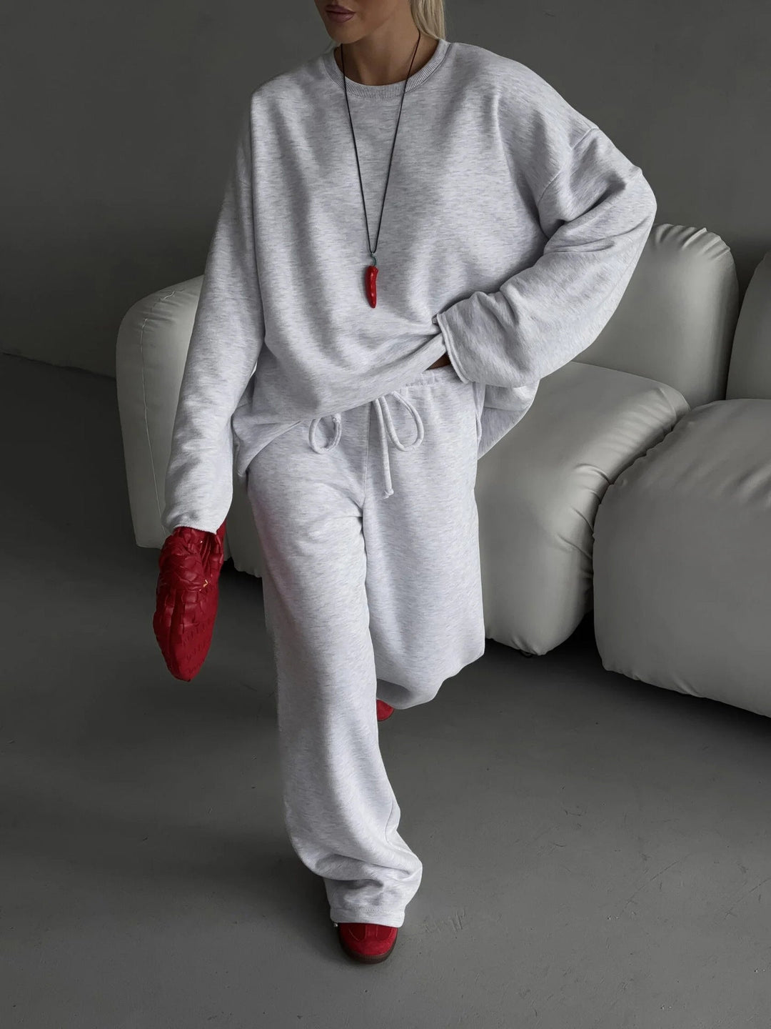 LS | Women Relaxed Sweat Lounge Set