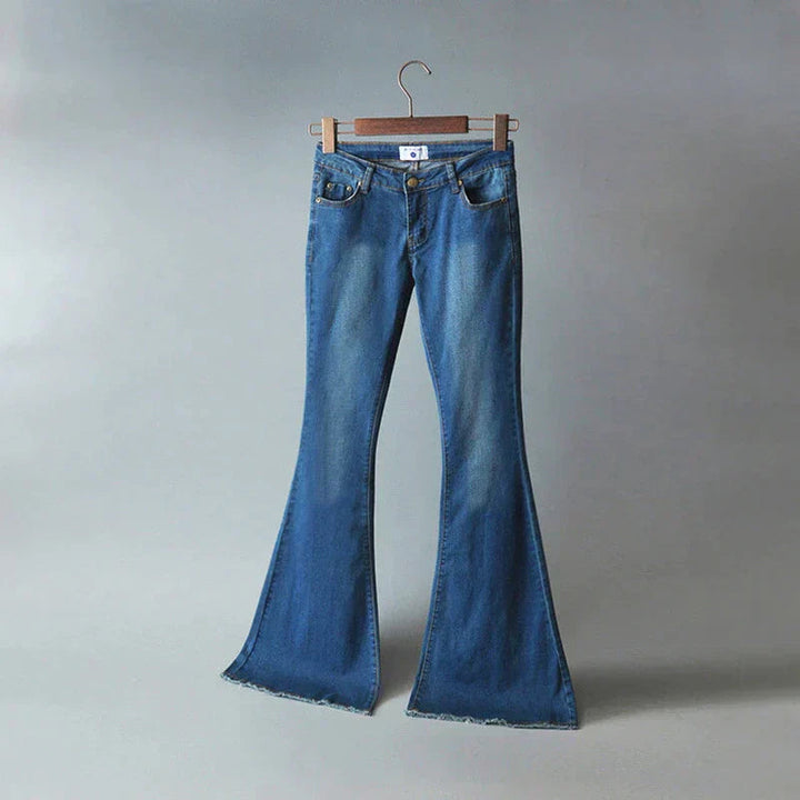 LS | Women Retro Flare Denim Jeans
