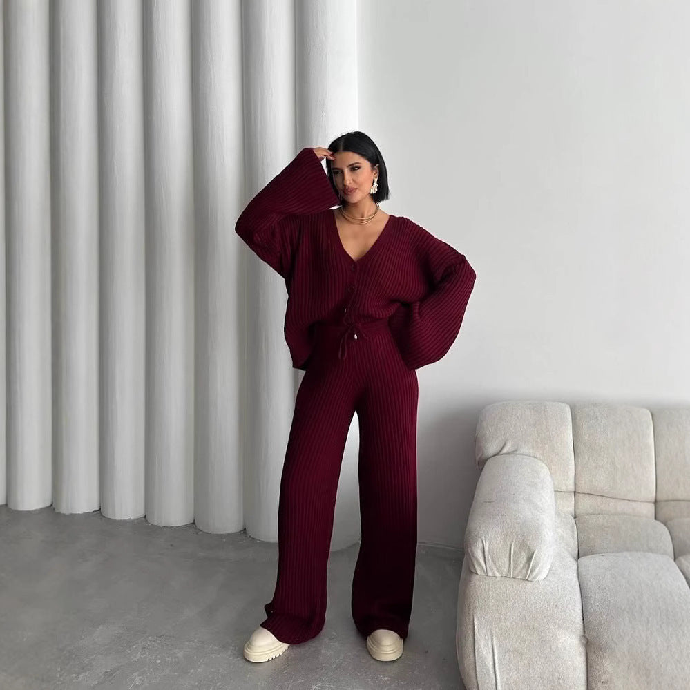 LS | Women Ribbed Lounge Set