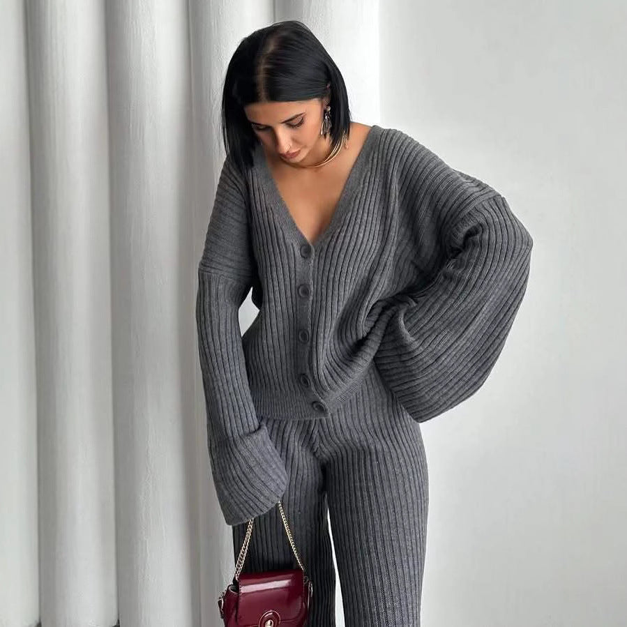 LS | Women Ribbed Lounge Set
