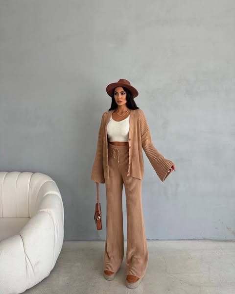 LS | Women Ribbed Lounge Set