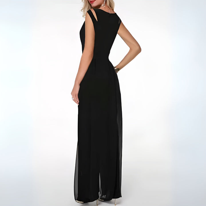 LS | Women Sheer Slit Jumpsuit