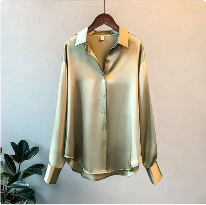 LS | Women Silky Casual Blouse