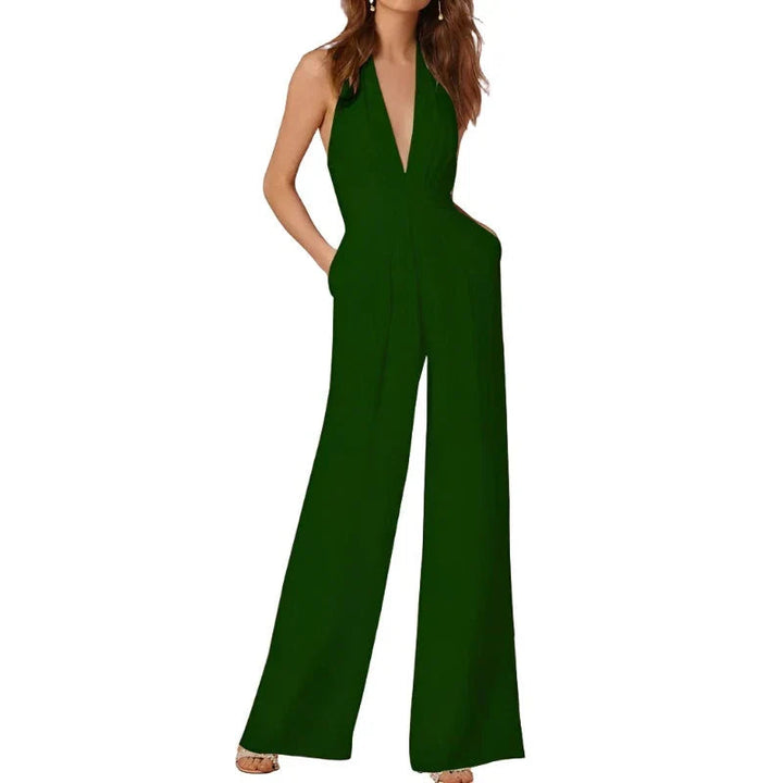 LS | Women Sleek Wide Leg Jumpsuit