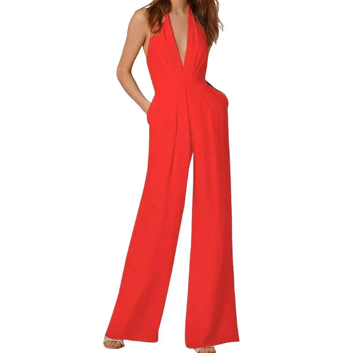 LS | Women Sleek Wide Leg Jumpsuit