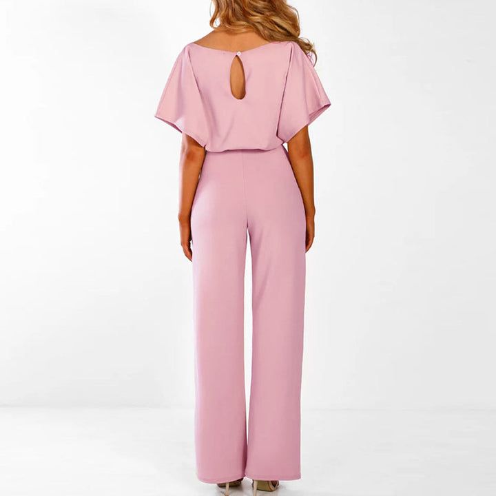 LS | Women Soft Flow Belted Jumpsuit