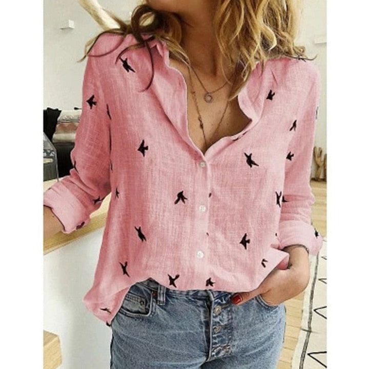 LS | Women Soft Flow Button Down Shirt