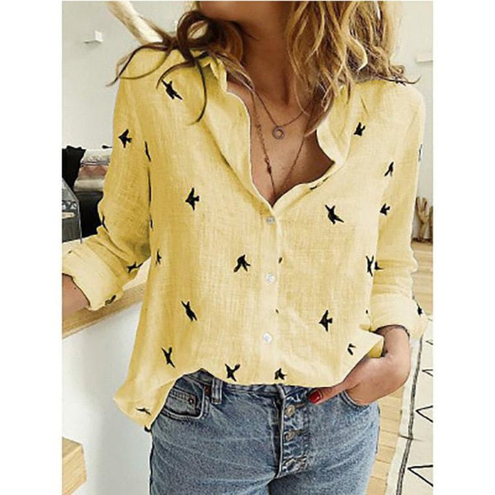 LS | Women Soft Flow Button Down Shirt
