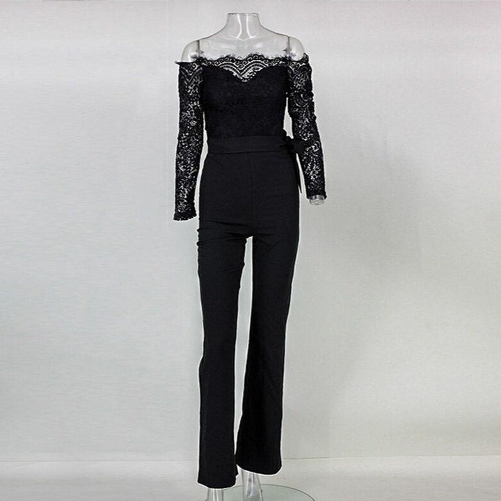 LS | Women Sophisticated Off Shoulder Jumpsuit