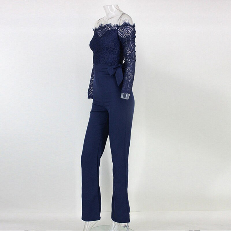 LS | Women Sophisticated Off Shoulder Jumpsuit