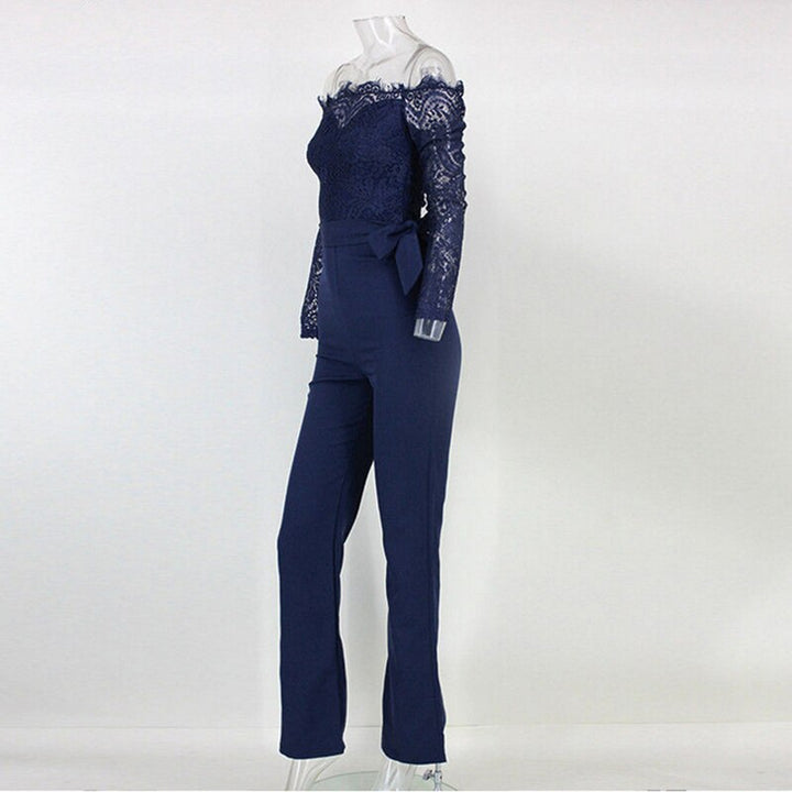 LS | Women Sophisticated Off Shoulder Jumpsuit